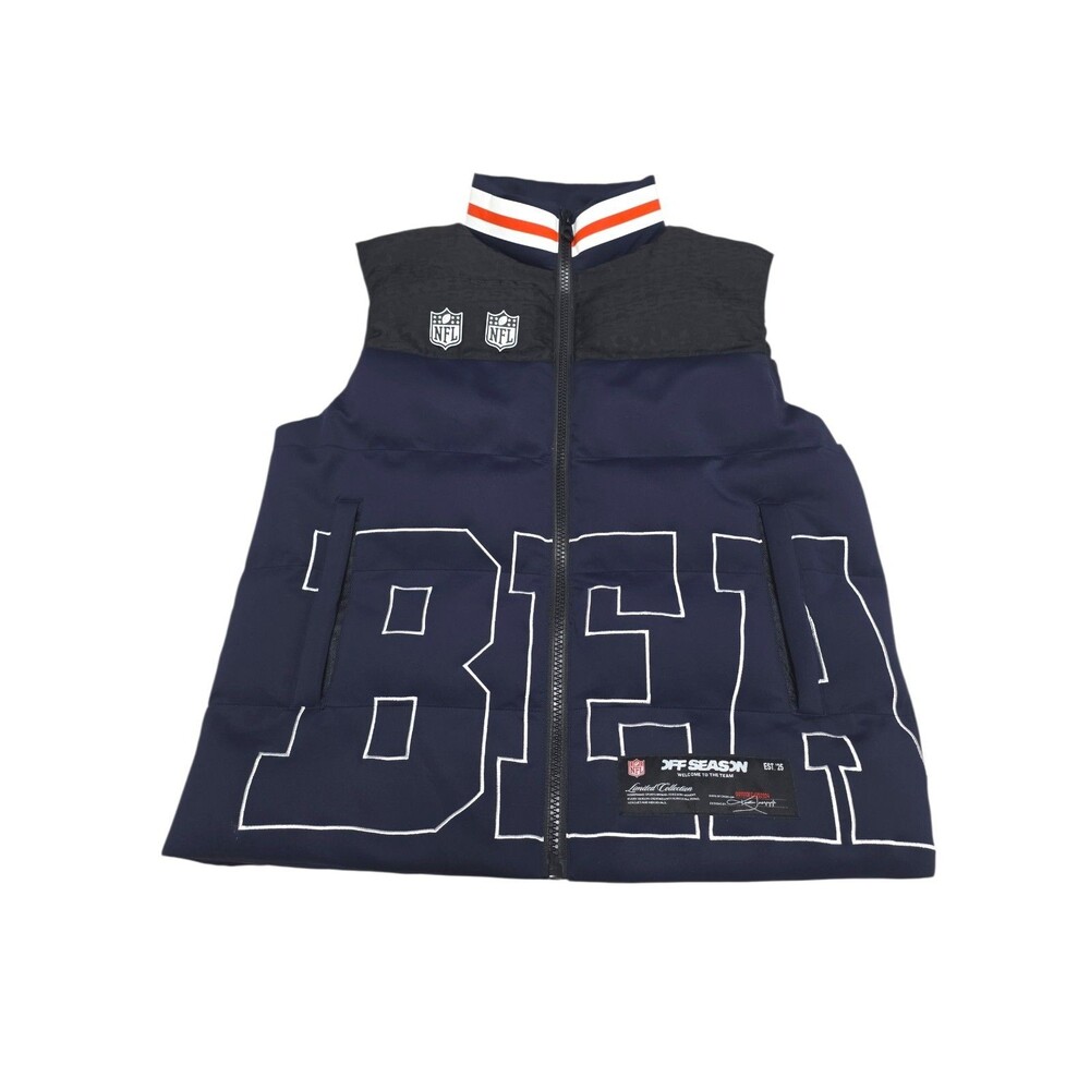Off Season Rare Misprint Denver Broncos & Chicago Bears Puffer Vest